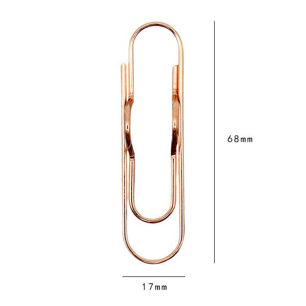 Creative Metal Pen Clip for Notebooks and Papers