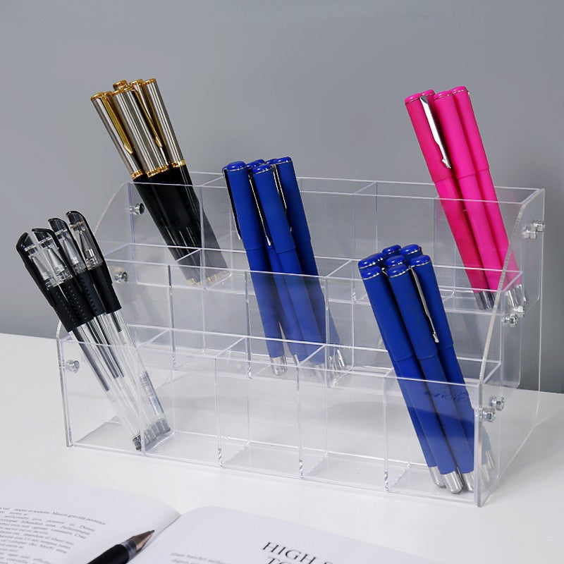 Acrylic Display Stand for Pens and Stationery Storage