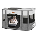 Seiyierr Pet Playpen Foldable Kitten cage Puppy Play Pen Dog Playpens Puppys Pens for Indoors Travel Crate with Carrying Case Tent Outdoor Camping Use